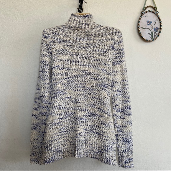 Belldini Marled Knit Mock Neck Sweater - Picture 5 of 8